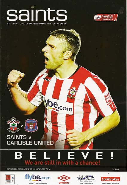 Southampton FC v Carlisle United FC